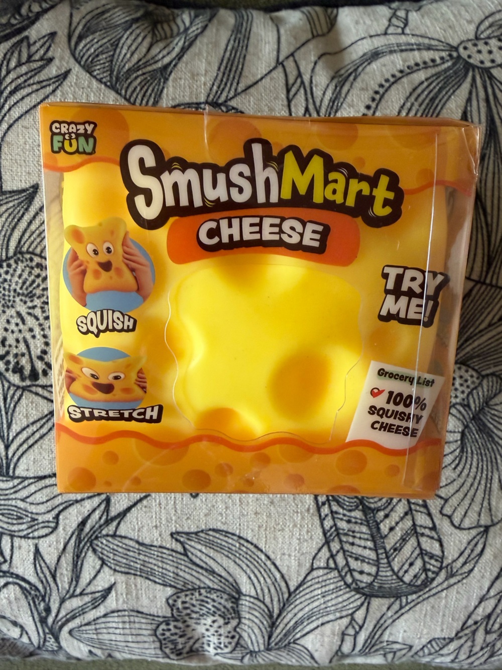 SmushMart Cheese Squishy Toy